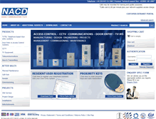 Tablet Screenshot of nacd.co.uk